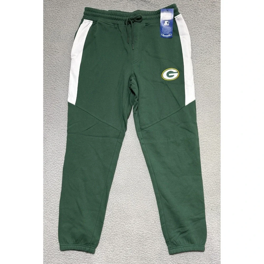 NEW Starter Green Bay Packers Sweatpants Mens Size Large NFL